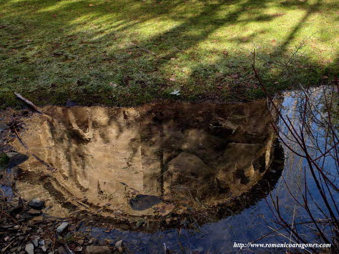 REFLEJO DEL ÁBSIDE EN EL AGUA